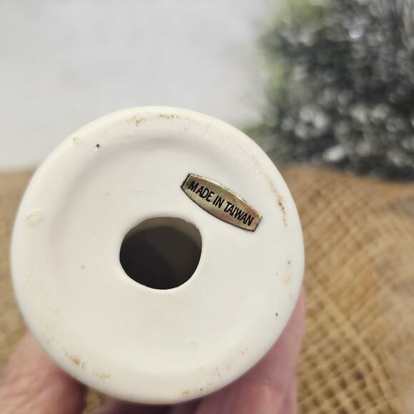 Vintage Elf Pixie Fairy Gnome Imp on Mushroom Figurine Ladybug Great Condition - Picture 5 of 6